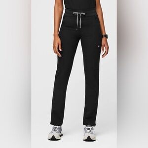 Figs High Waisted Yola Skinny Scrub Pants blue medium